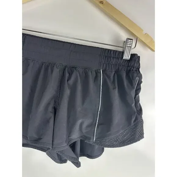 Lululemon Hotty Hot Short Reflective *2.5" Liner Stretch Black Women's Size 8 - Picture 5 of 15